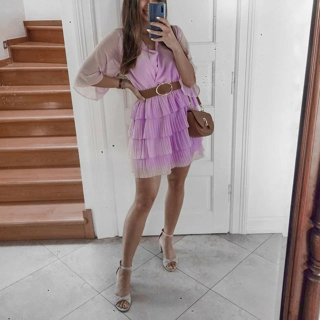 Vestito hot sale zara lilla
