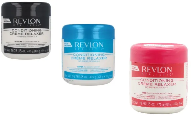 Revlon Realistic Conditioning Creme Relaxer 425g Hair Regular Super Mild ✅✅✅