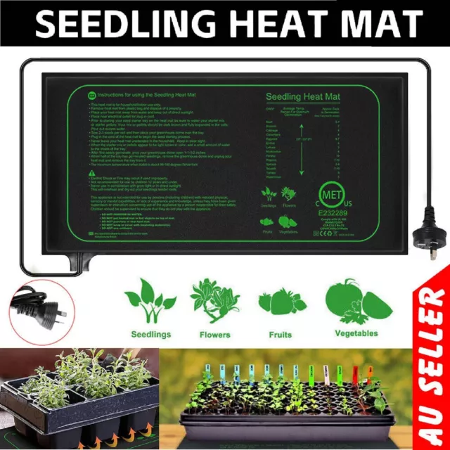 Seedling Heating Mat 21W Temperature Controller Heat Thermostat Propagation Seed