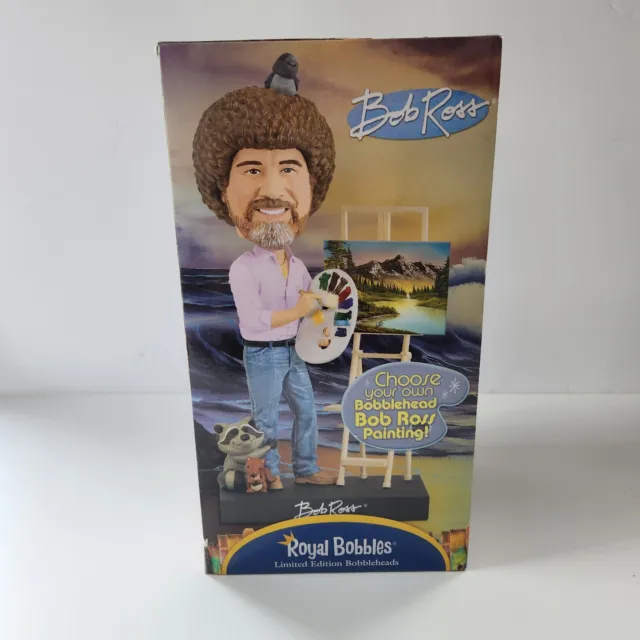 Limited Edition Bob Ross Bobble Head Choose Your Own Art We Have Happy Accidents