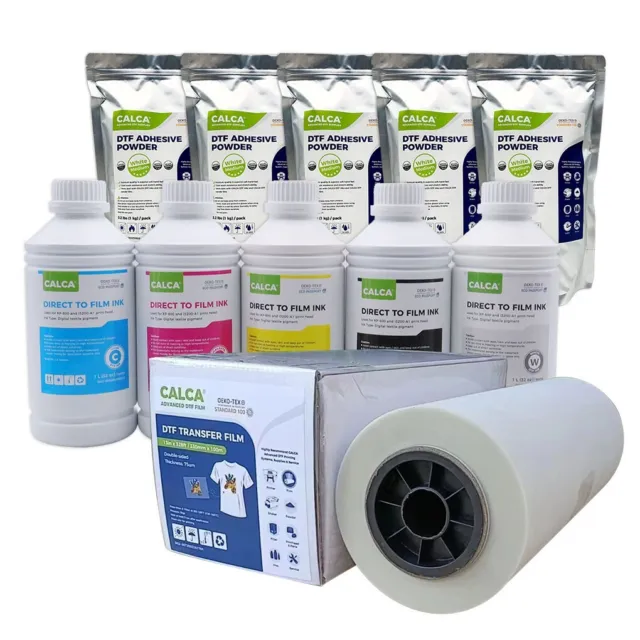 CALCA A3 DTF Film Rolls Printing Starter Supply Pack (CALIFORNIA PICK UP)