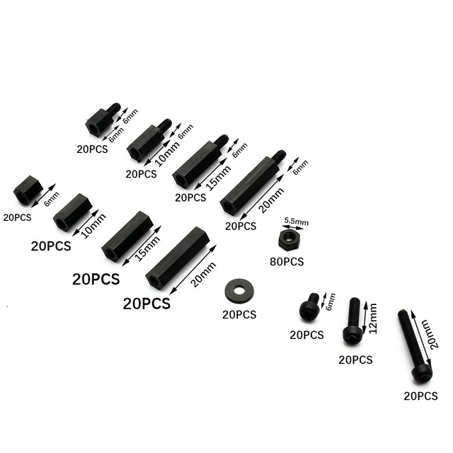 100 Viti Per Ventola PC - Set Per Computer Desktop E Laptop, Colore Nero - Foto 11