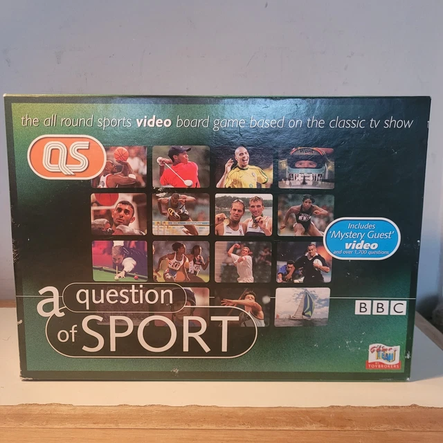 A QUESTION OF Sport Board Game 1999 Edition With VHS Mystery Guest a-question-of-sport-board-game-1999-edition-with-vhs-mystery-guest