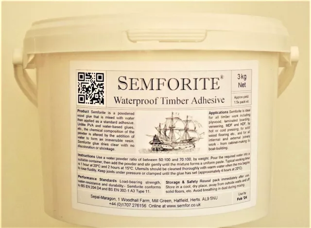 Cascamite Waterproof Powdered Resin Wood Glue Adhesive Bond - 250g