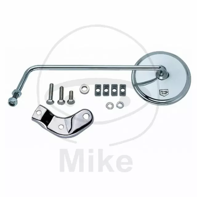 Miroir Rond Chrome Gauche Vespa Pk XL Plurimatic 125 1986-1991