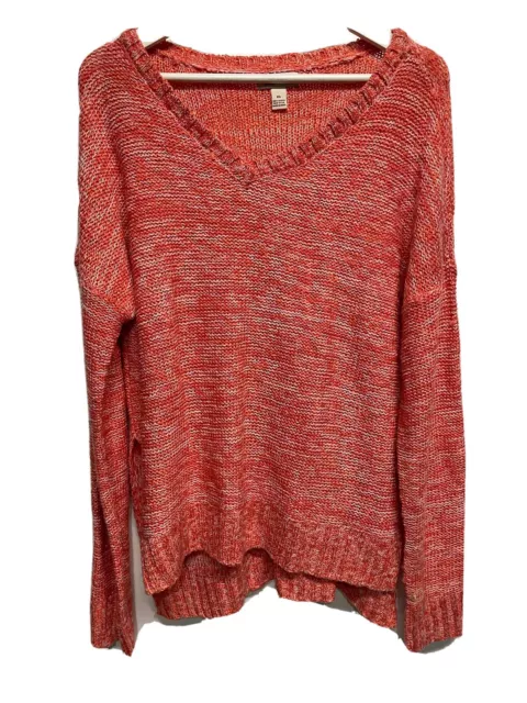Arizona Jeans Hi Lo Orange Multi Sweater Top NEW Great gift! XXL
