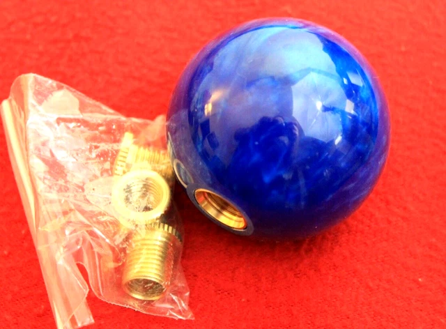 Large Blue Gear Shift Knob Handle Accessory Auto Truck Manual Shifter