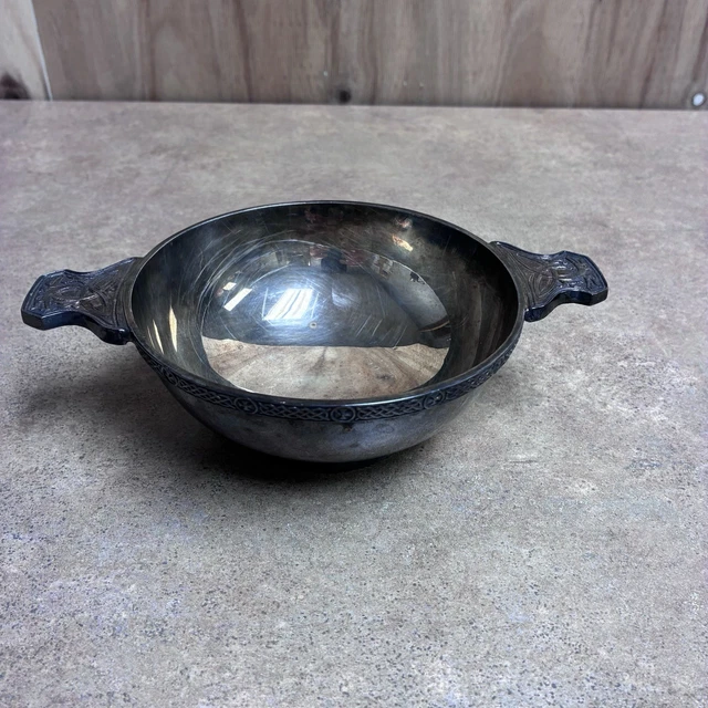 MAPPIN & WEBB London Sheffield Silver Plate Pierced Pedestal Bowl