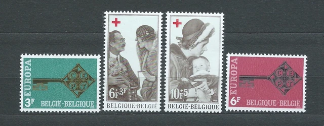 BELGIË BELGIQUE - 1968 YT 1452 à 1455 - TIMBRES NEUFS** MNH LUXE