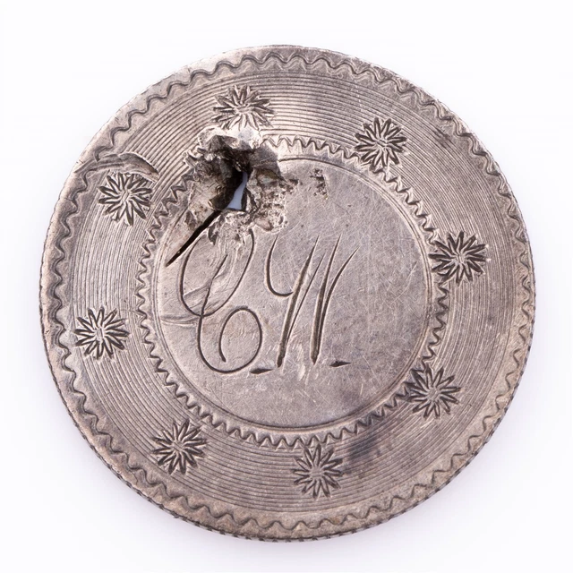 Vintage Love Token 1831 Capped Bust Dime "CW" Silver 10c