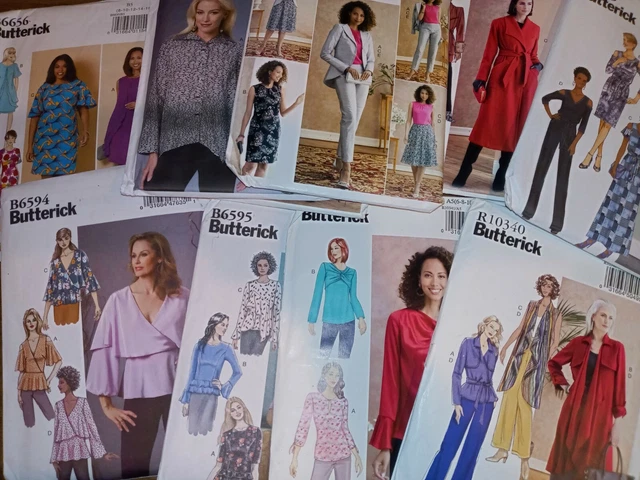 Butterick Sewing Patterns Choice Uncut Misses Dress Jacket Tops Skirt Pants