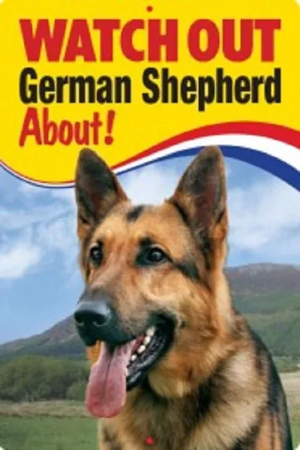 GERMAN SHEPHERD  3D  DOG SIGN great Christmas stocking filler