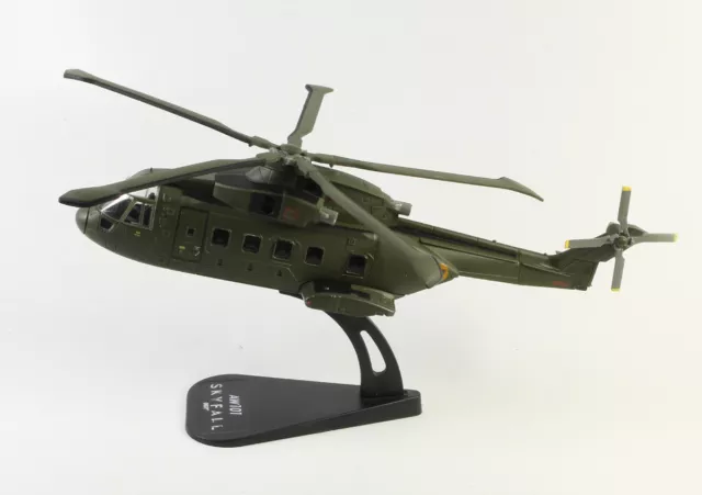 Helicopter = Modellbau Flugzeug 1:100 James Bond 007 Skyfall Hubschrauber AW101