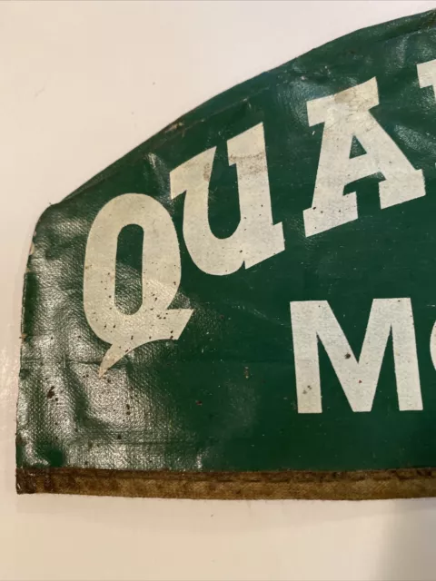 VINTAGE Quaker State Motor Oil Service Attendant's Grease Cap 2