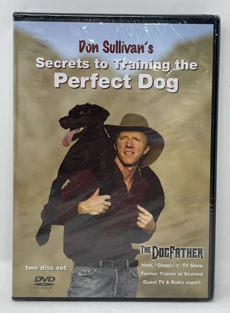 Don Sullivans Secrets to Training the Perfect Dog 2-DVD Set SEALED Rare Free S/H