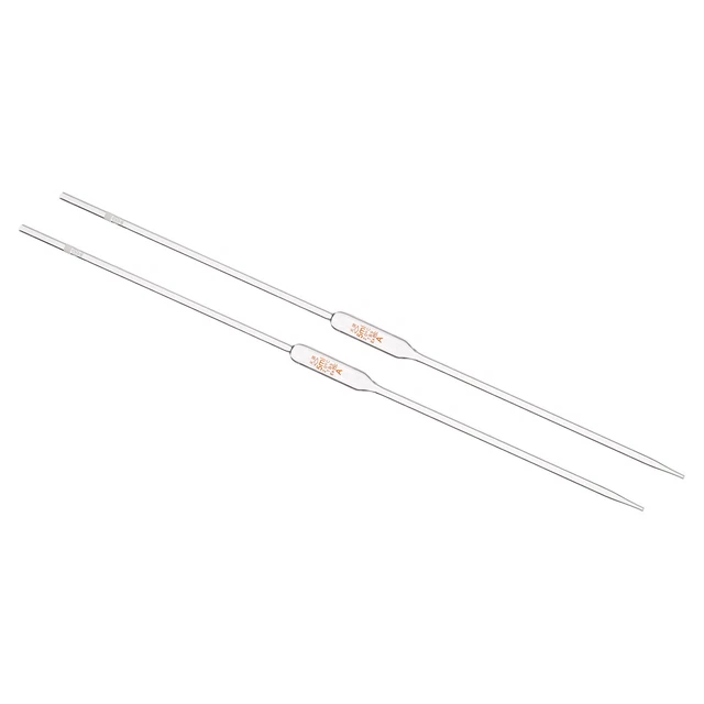 5mL High Dropper Pipettes, 2 Pack 3.3 Borosilicate Glass Pipettes, Clear