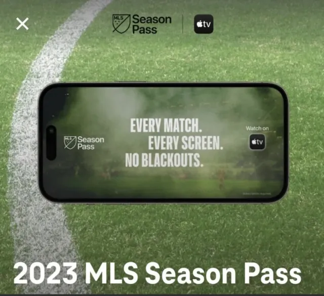 MLS Season Pass 2023 subscription MAJOR LEAGUE SOCCER Watch EVERY GAME Apple ID