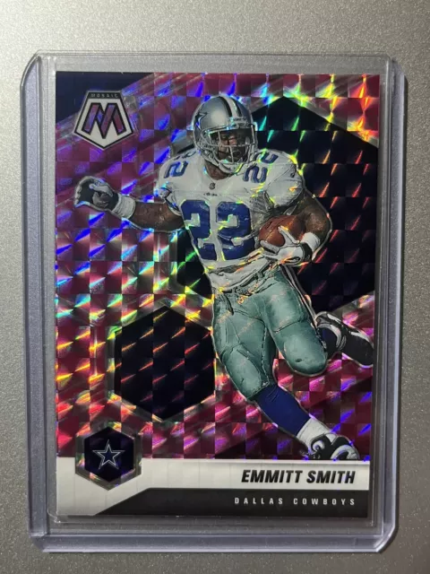 Emmitt Smith  Dallas Cowboys  Panini Mosaic NFL 2021  PINK MOSAIC PARALLEL
