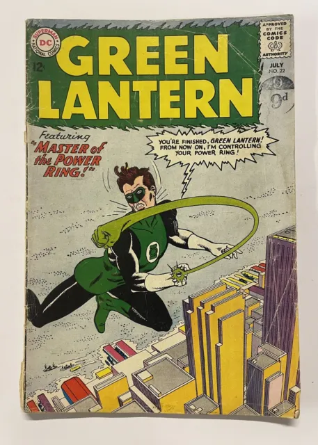 Green Lantern; Vol 2 #22. July 1963. Dc. G/Vg. Hal Jordan! Star Sapphire!