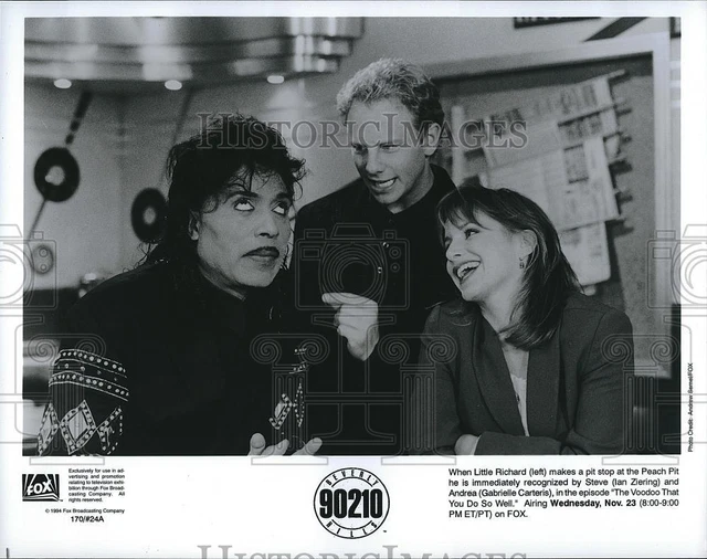 1994 Press Photo Beverly Hills 90210 Little Ricahrd Ian Ziering Gabrielle Carter