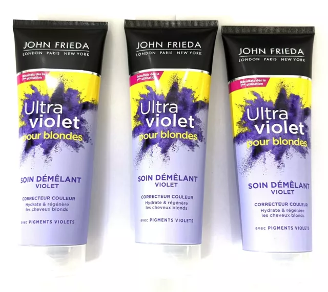 John Frieda Ultraviolett, für Blonde, Pflegemittel, Concealer, Farbe 3x 250 ml