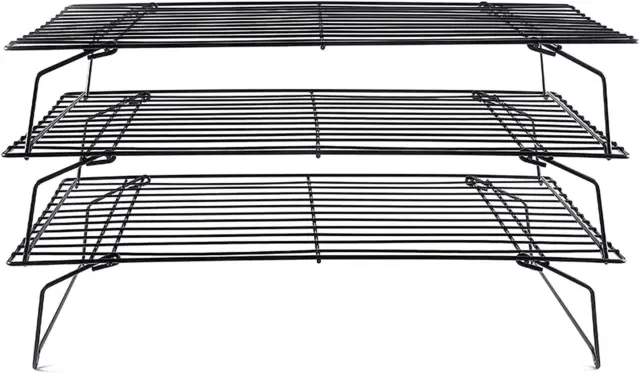 Cooling Rack, 3-Tier Stainless Steel Stackable Baking Cooking Cooling Racks