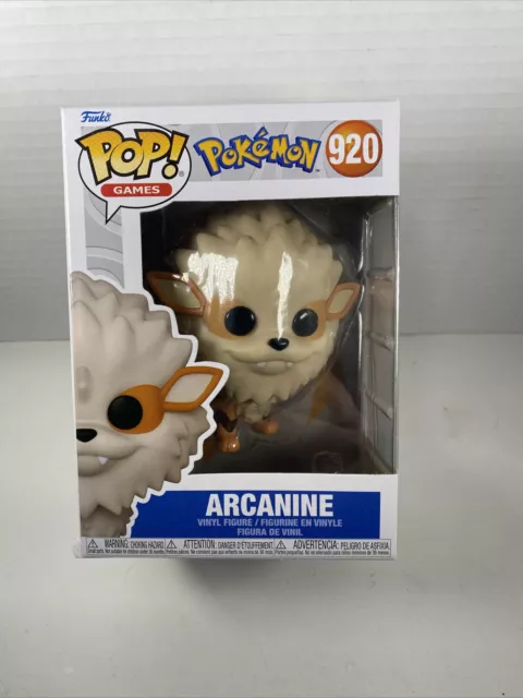 Funko Pop! Pokémon - Arcanine #920 BOX DAMAGE