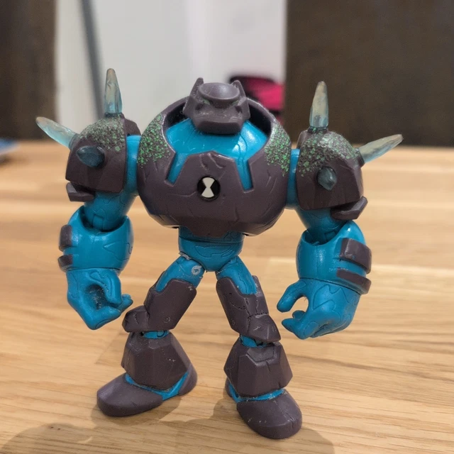 Ben 10 Action Figure Shock Rock – 10-14 Cm, Snodabile, Con Accessorio, Per Bambini, Collezionabili