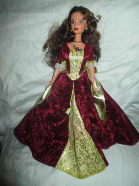 Disney Belle Doll Beauty And The Beast Holiday Princess