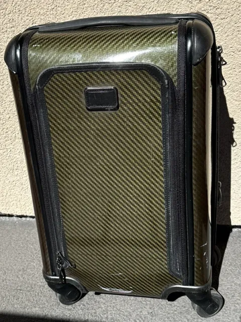 TUMI Tegra Lite International Expandable Spinner  Green Carry On MSRP $895