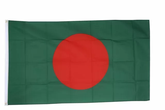 Bangladesh Flag 3 x 2 FT - 100% Polyester With Eyelets - South Asia