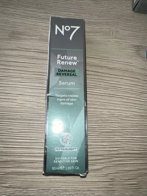 No7 Future Renew Serum damage reversal 50ml. BNIB RRP £42.95