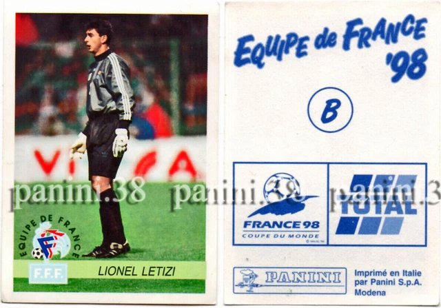 Sticker Panini Total Wc 98 Equipe De France Youri Djorkaeff # K Rare Sticker Panini Total Wc 98 Equipe De France Youri Djorkaeff # K Rare