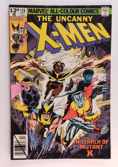The Uncanny X-Men #126 1979 Marvel (UK Price) 7.0 FN/VF (est) DETAILED PHOTOS