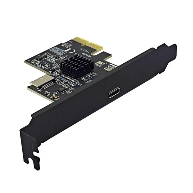 PCIE 2X TO USB 3.2 GEN2 10Gbps Type Expansion Cards Front Panel Type ...