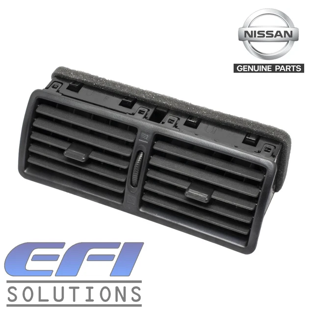 Genuine Nissan Center A/C Vent For R34 Skyline GT-R - Black, Part #68750-AA100, New OEM
