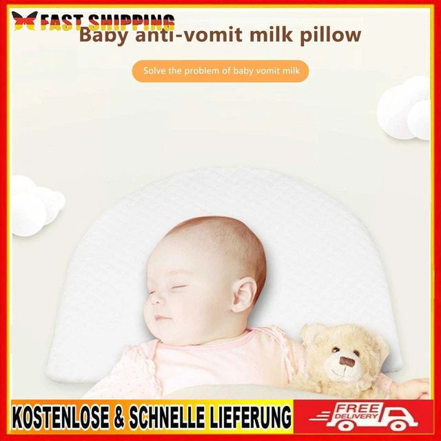 Almohada de cuña moisés para bebé recién nacido 3D almohada transpirable cojín