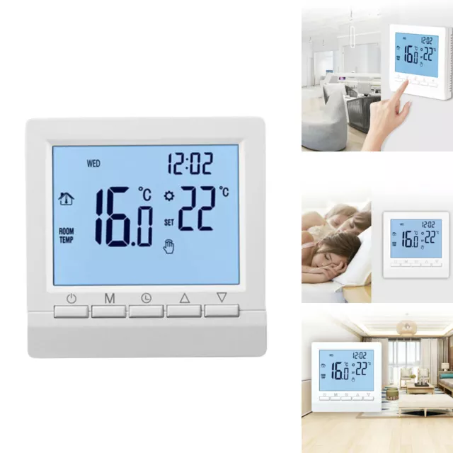 Smart Thermostat Temperature Controller Programmable Digital Home Improment LCD