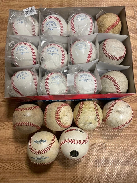 Rawlings Little League Competition Youth/14U Baseballs, 9 New (RLLB1) + More