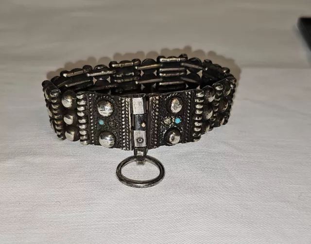 Silbernes antikes Beduinen Armband Brasselet  aus Habbinat (Palästina) Nablus