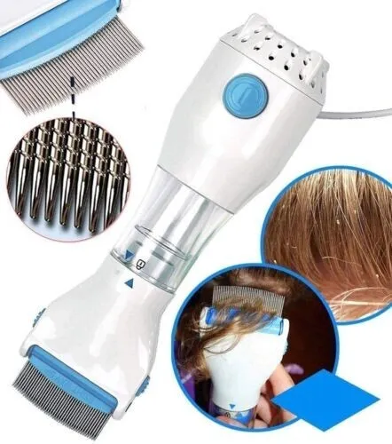 Capture Trap Head Lice and Eggs Remover hair V-Comb | Vacuums Machine for Lice--