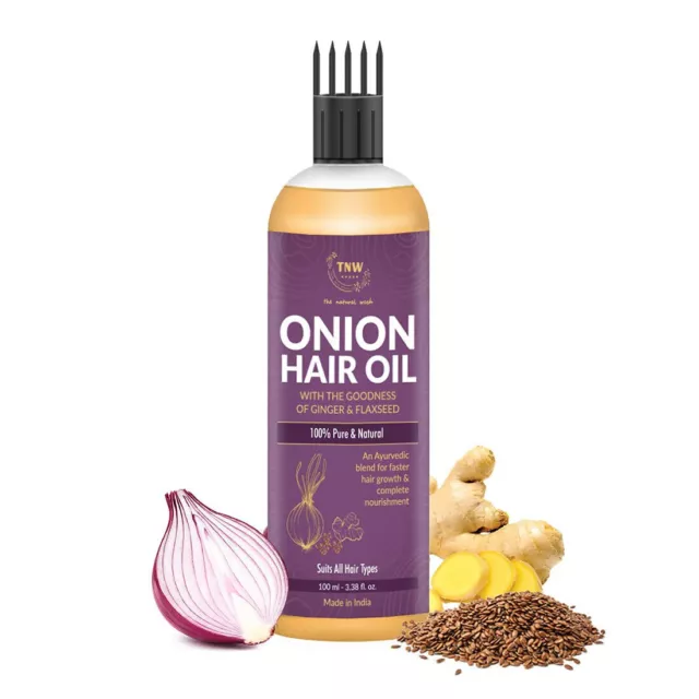 @TNW The Natural Wash Onion Hair Oil For Strong & Healthy Hair 100ml