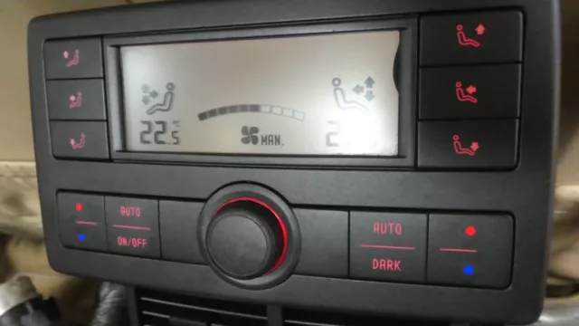 Vw Phaeton Rear Ac Climate Control Temp Unit Switch 3D0919158G