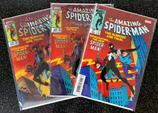 Marvel Amazing Spider-Man #252 Cover Swipe Variant Bundle Renew Vows Lenticular