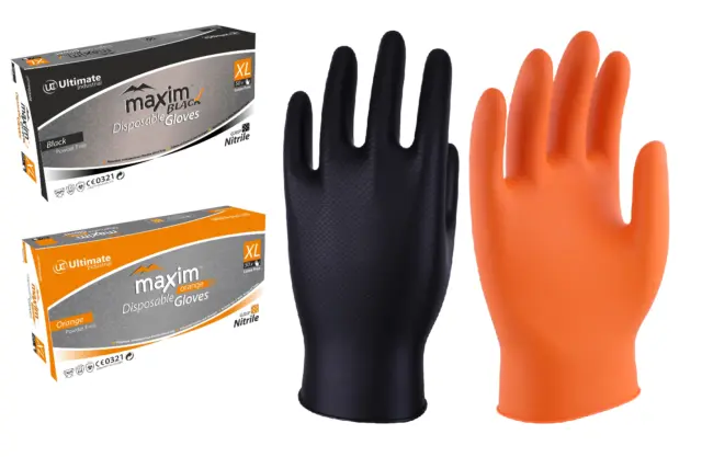 UCI DG-Maxim™ Premium extra épais NBR gants jetables nitrile années 50 - Tatouage
