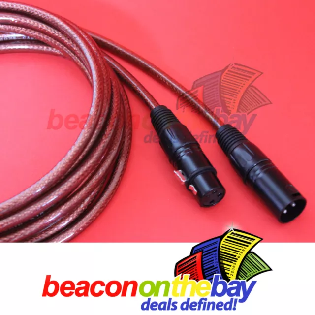 2M Australian Made DMX Cable 3 Pin XLR Male to Female Double Shield Short Proof