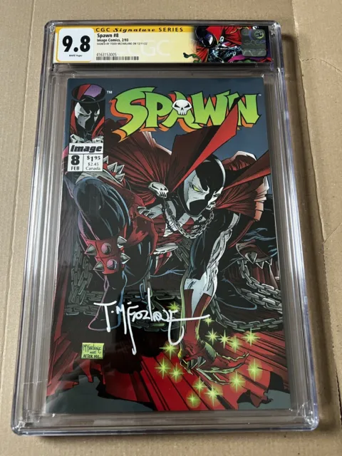 Spawn #8 CGC 9.8 Signed by Todd McFarlane