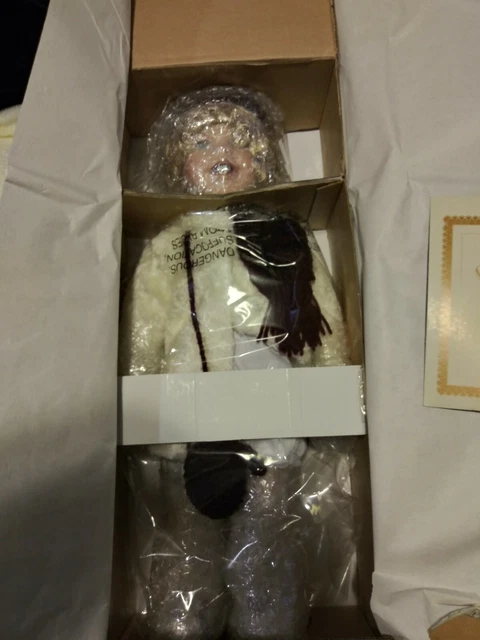Porcelain Collectible Doll "Krista"- 16" Heritage Signature Collection NIB w/COA 3