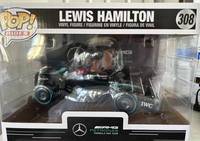 Funko POP! Rides Lewis Hamilton #308 AMG Petronas F1 Formula One ~ NEW in  hand!
