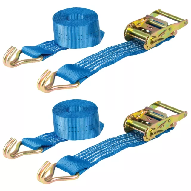 Ratchet Straps 3m x 50mm Pair of Heavy Duty Tie Down  BDSL Warrior 2000kg